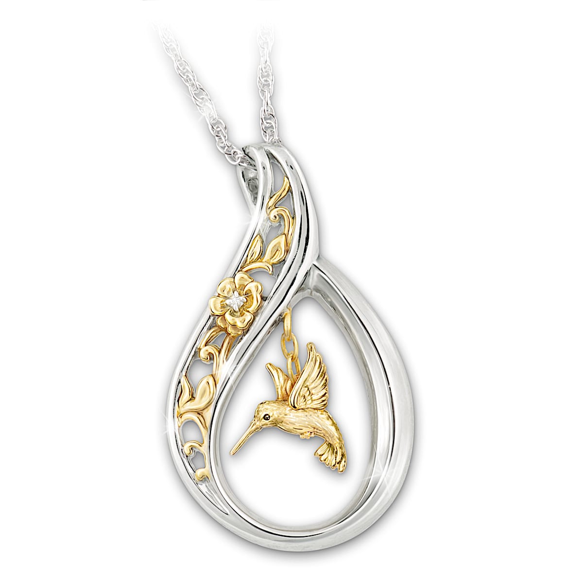 Hummingbird deals memorial necklace