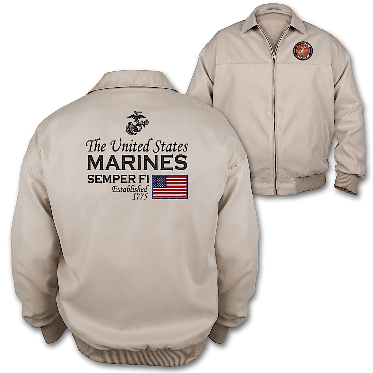 Bradford exchange marine jacket on sale