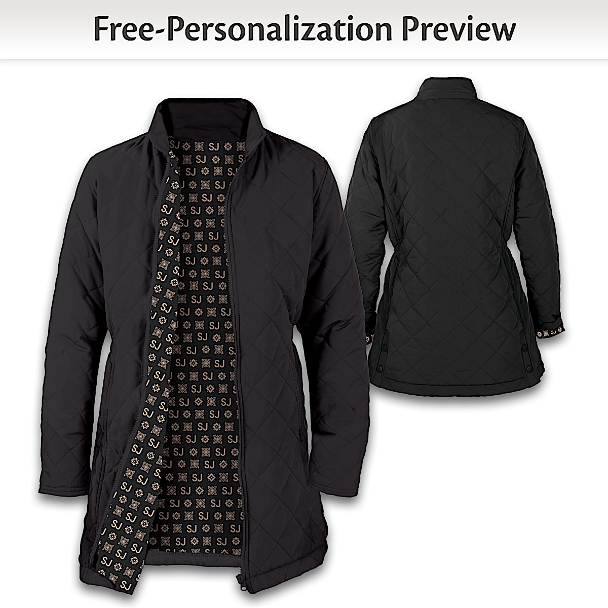 Designer quilted jacket online