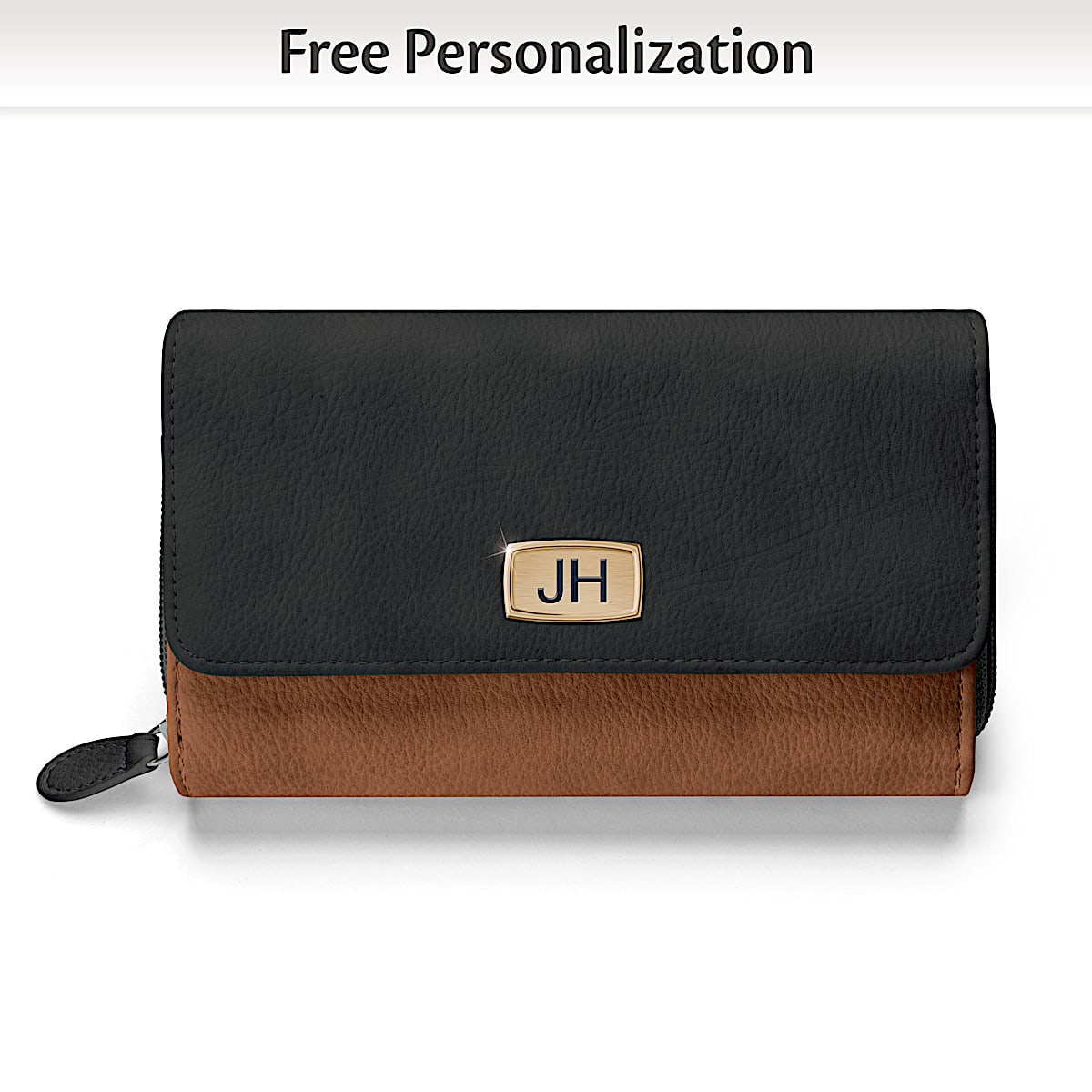 Tri fold women's purse sale
