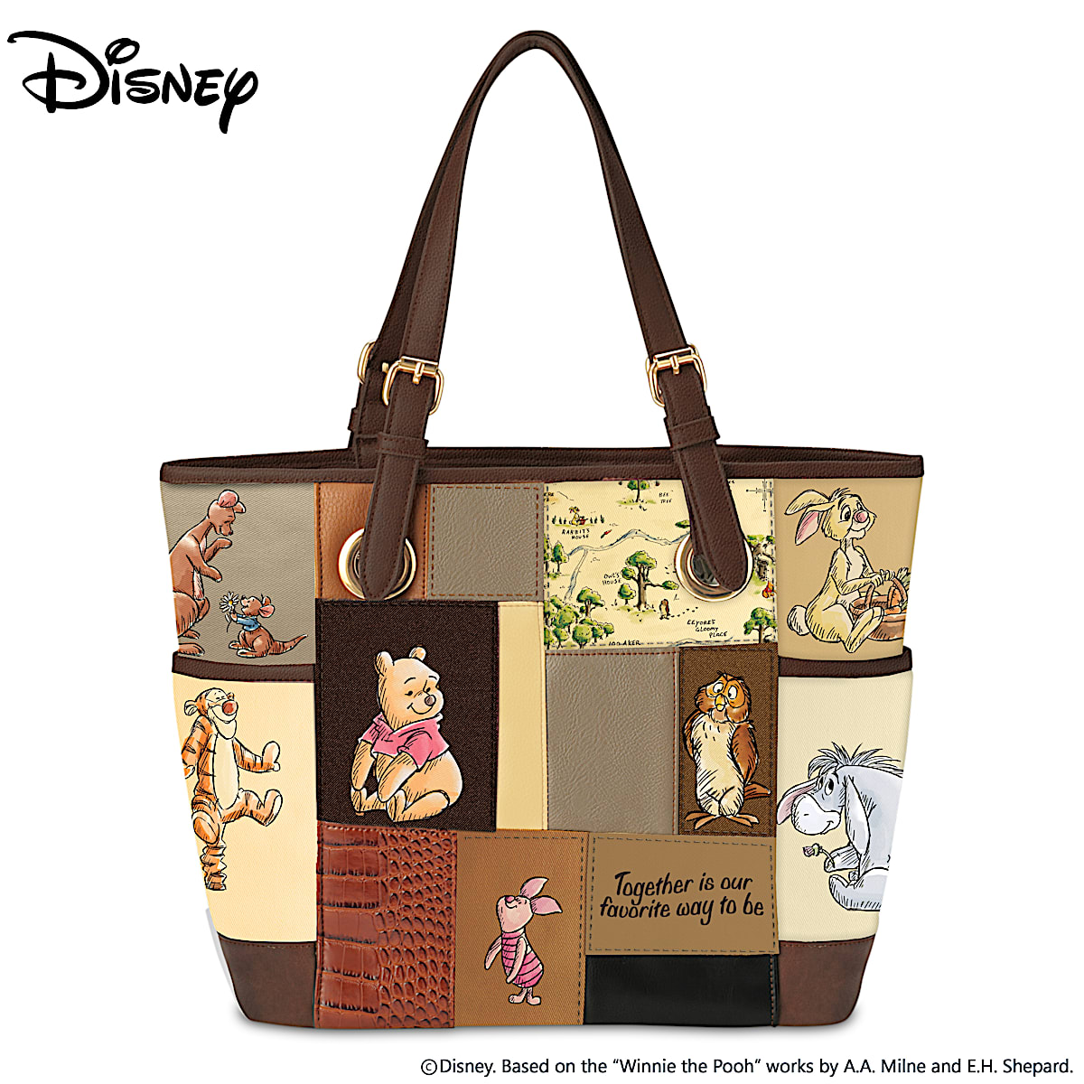 Winnie the pooh canvas bag hotsell