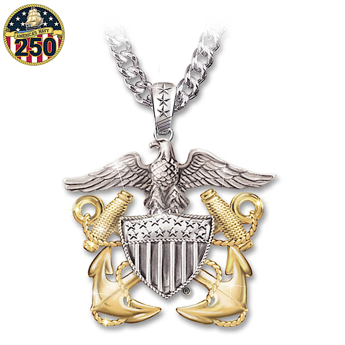 Navy pendant 2025