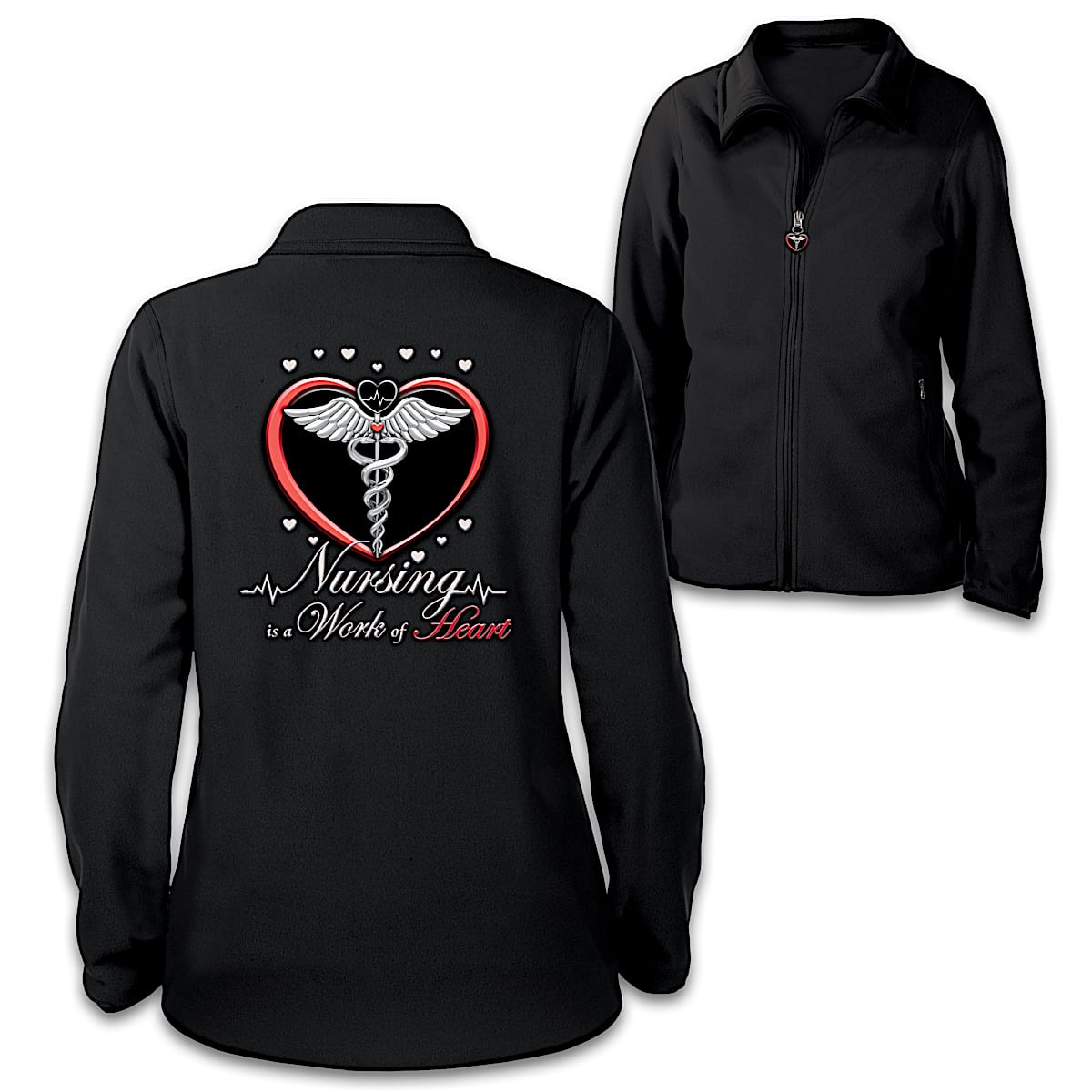 Nursing fleece jacket top