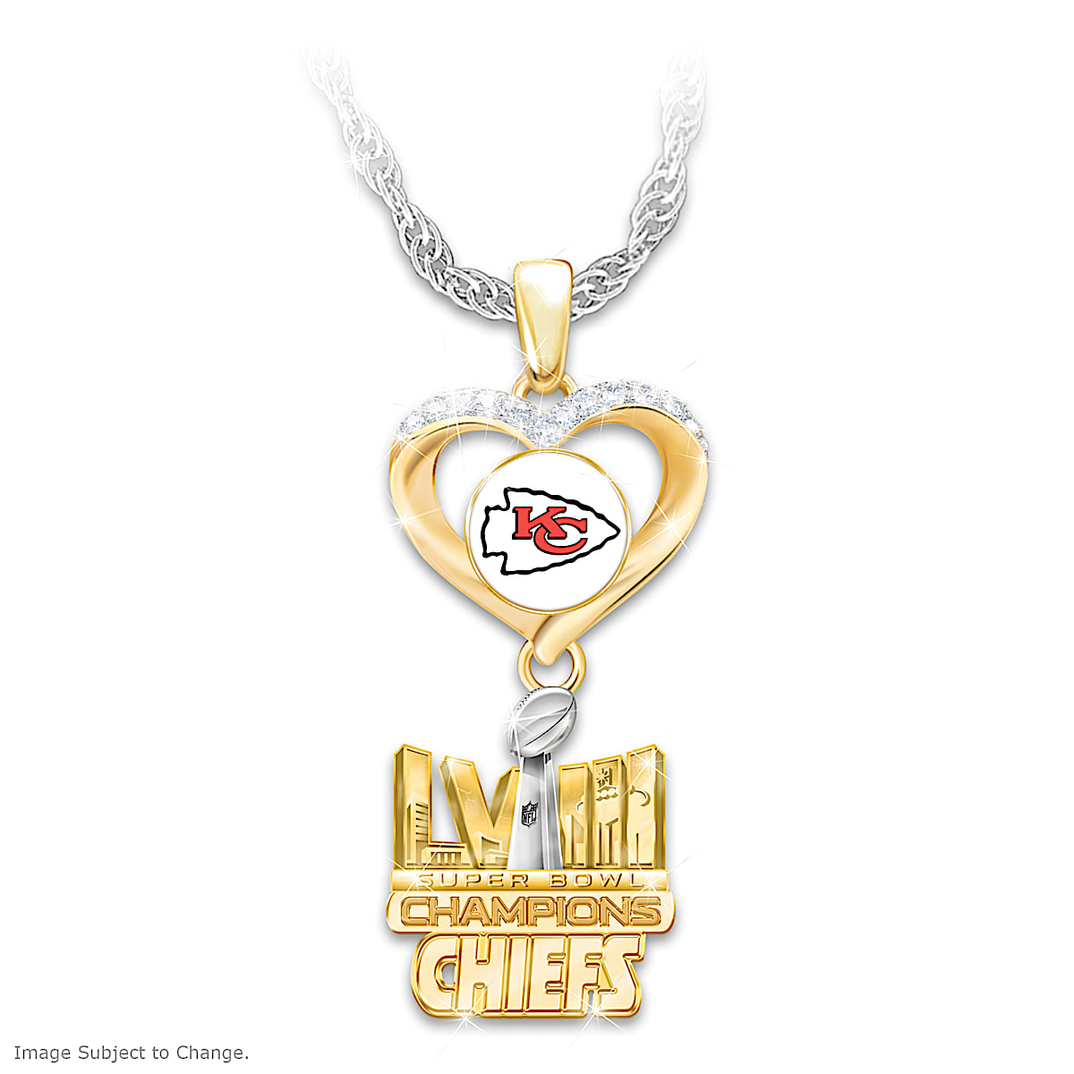 Taylor Swift Wore This BaubleBar NFL Necklace at the Chiefs Championship  Game