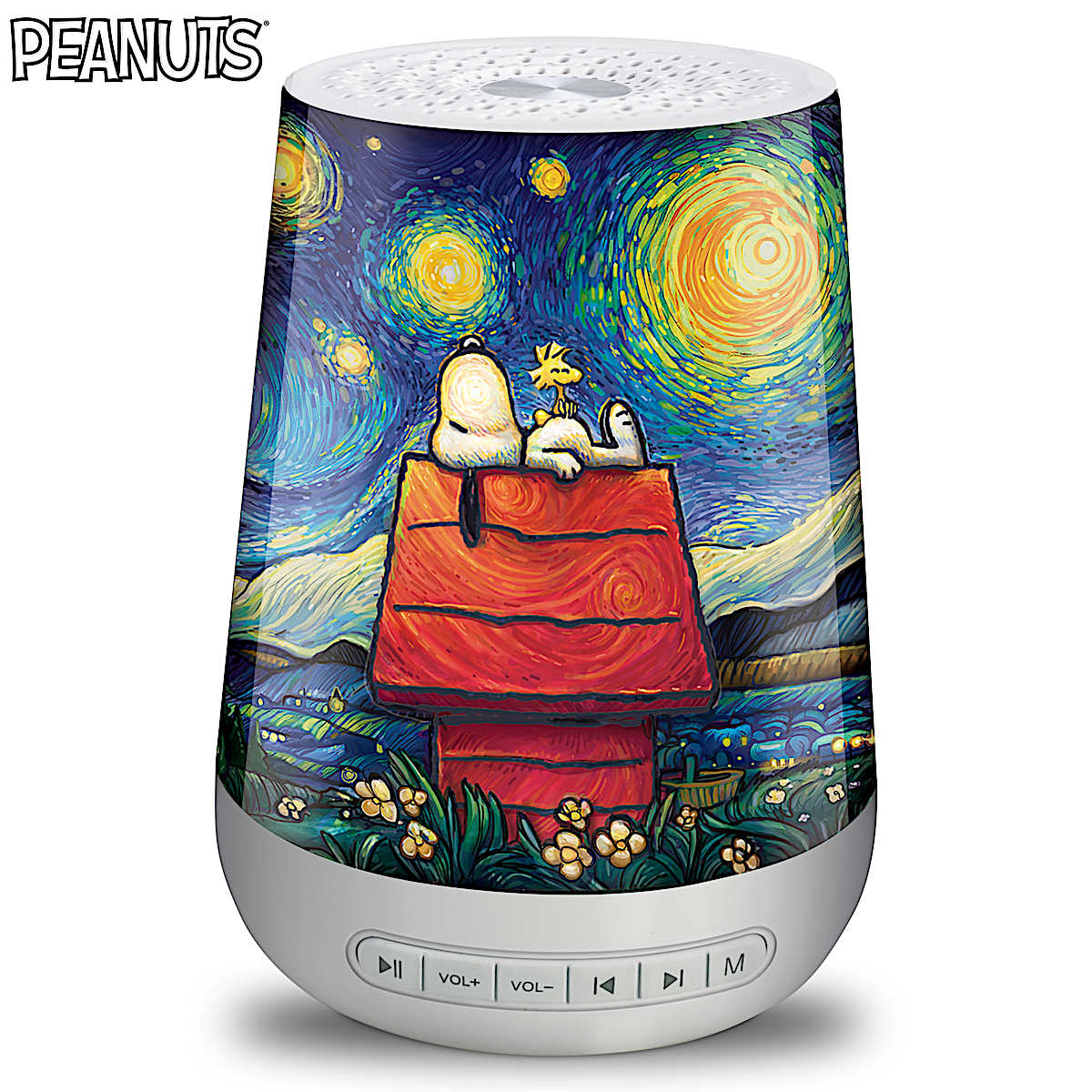 Roman Snoopy Woodstock Jack-O-Lantern Night Light Swivel