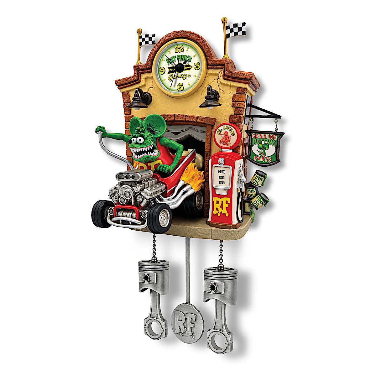 ク*ン様 RAT FINK 壁掛け時計 Ed-