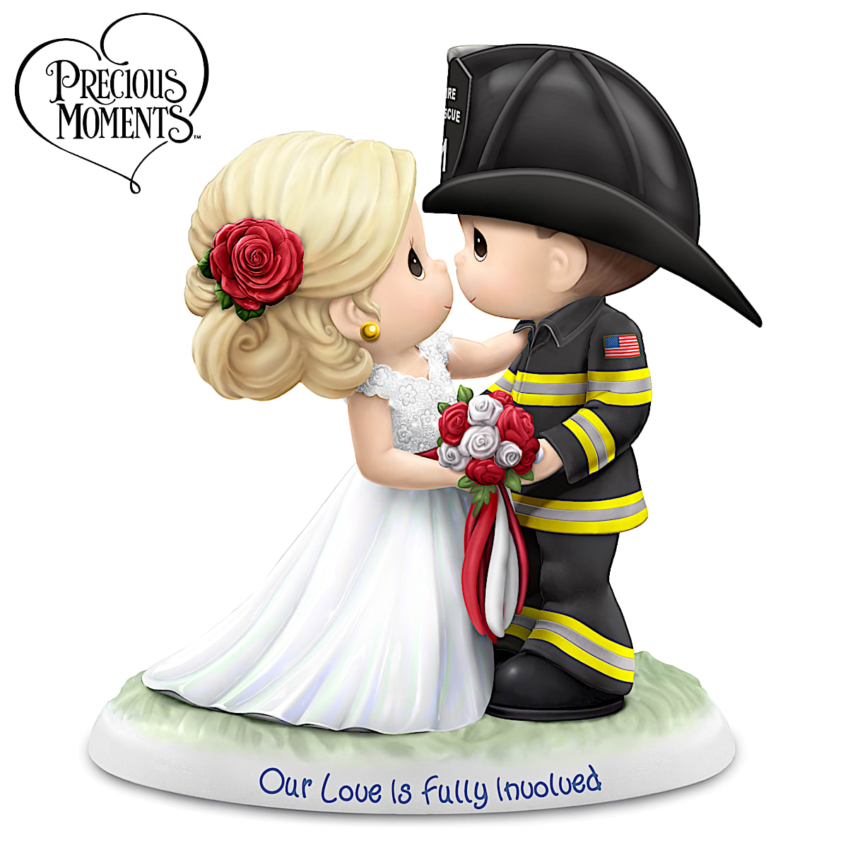 Precious moments dolls bride and shop groom