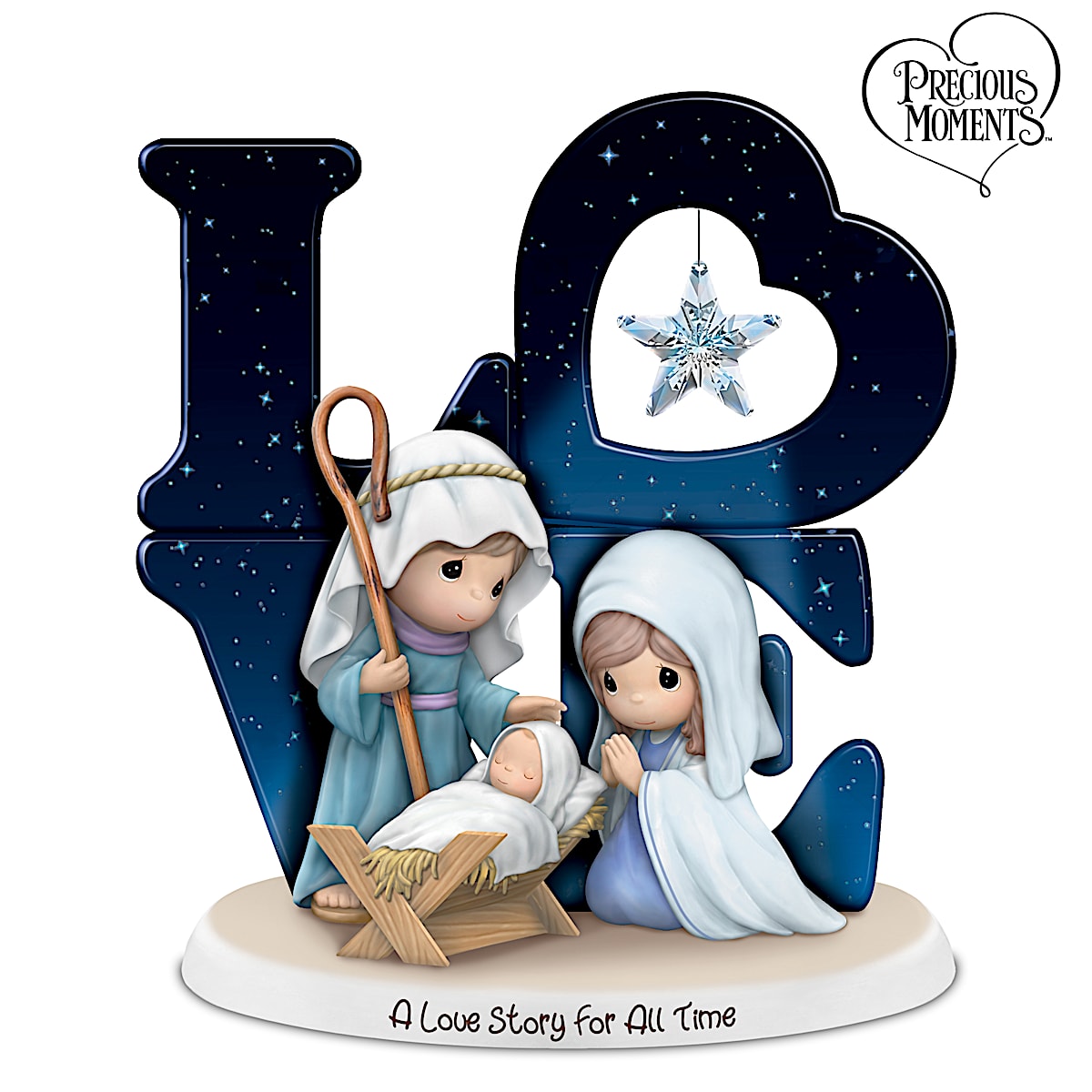 Precious moments cheap nativity dolls
