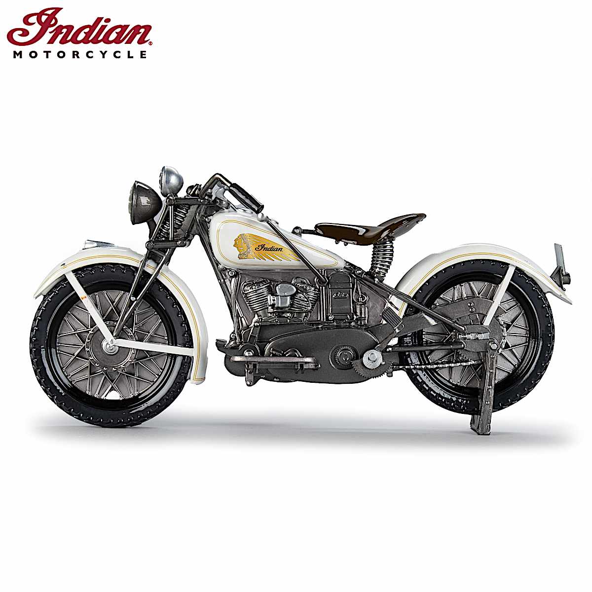1:6-Scale 1934 Indian Motorcycle Sport Scout Edition 1:6-Scale 1934 Indian Motorcycle Sport Scout Edition