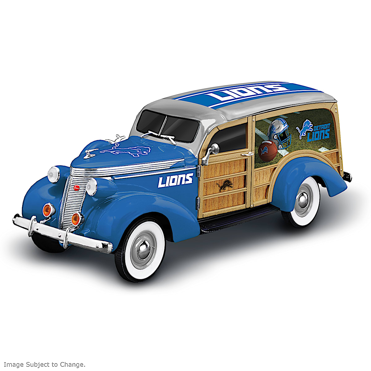 タカラベルモントWoody Wagon 4台　総額約32万円 Detroit Lions 1:18-Scale 1937 NFL Woody Wagon Sculpture With Team