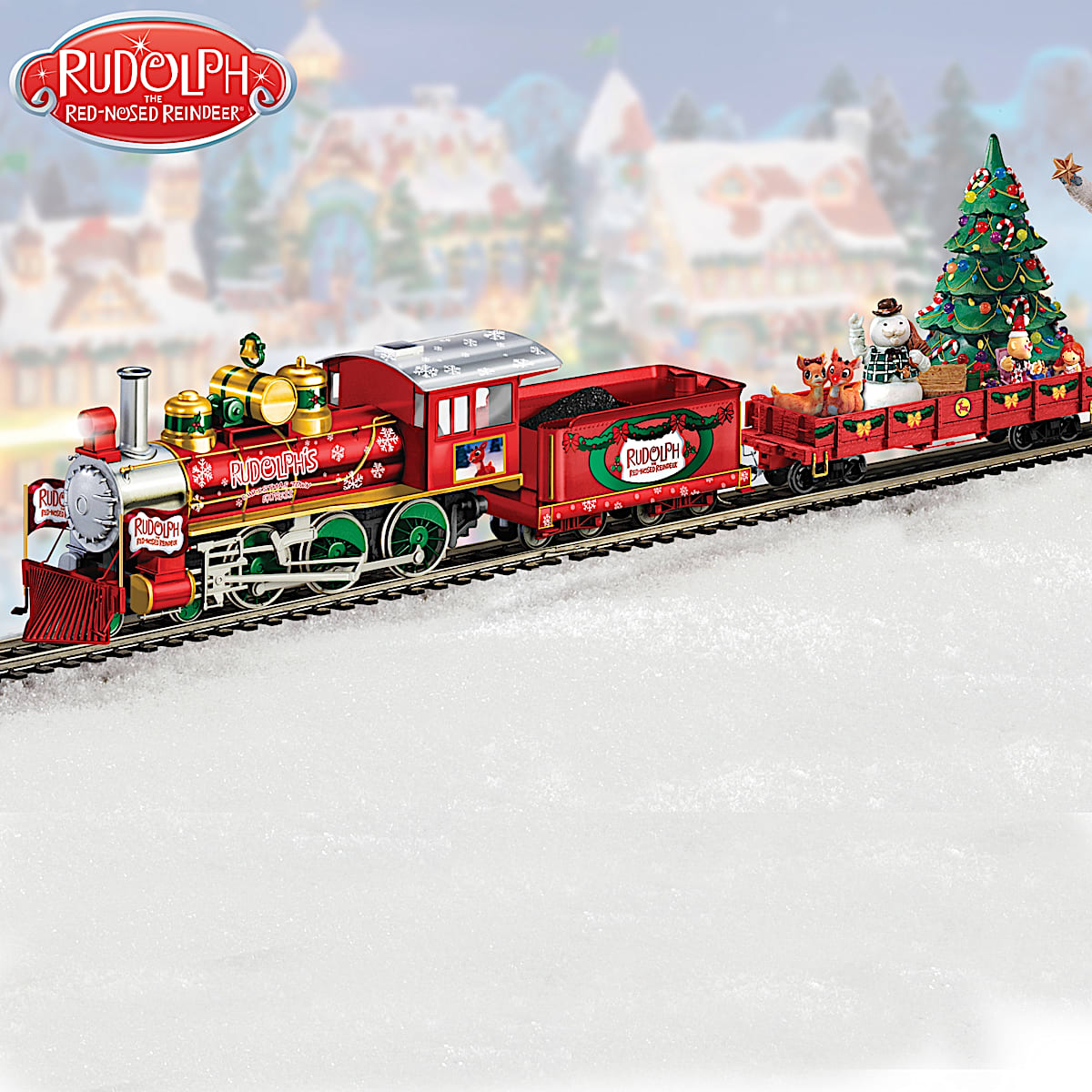 Rudolph's red nose express train set shop