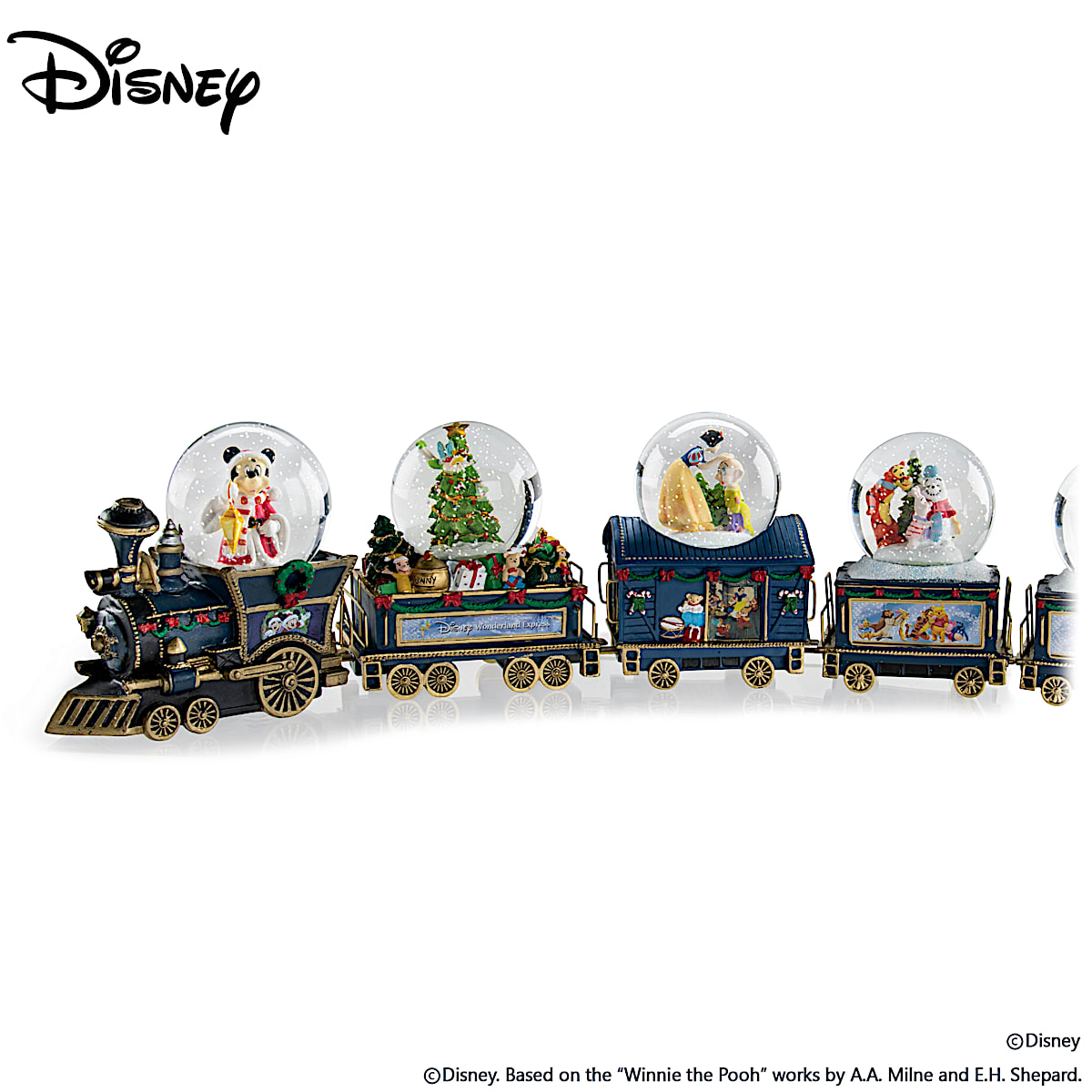 Train store snow globe