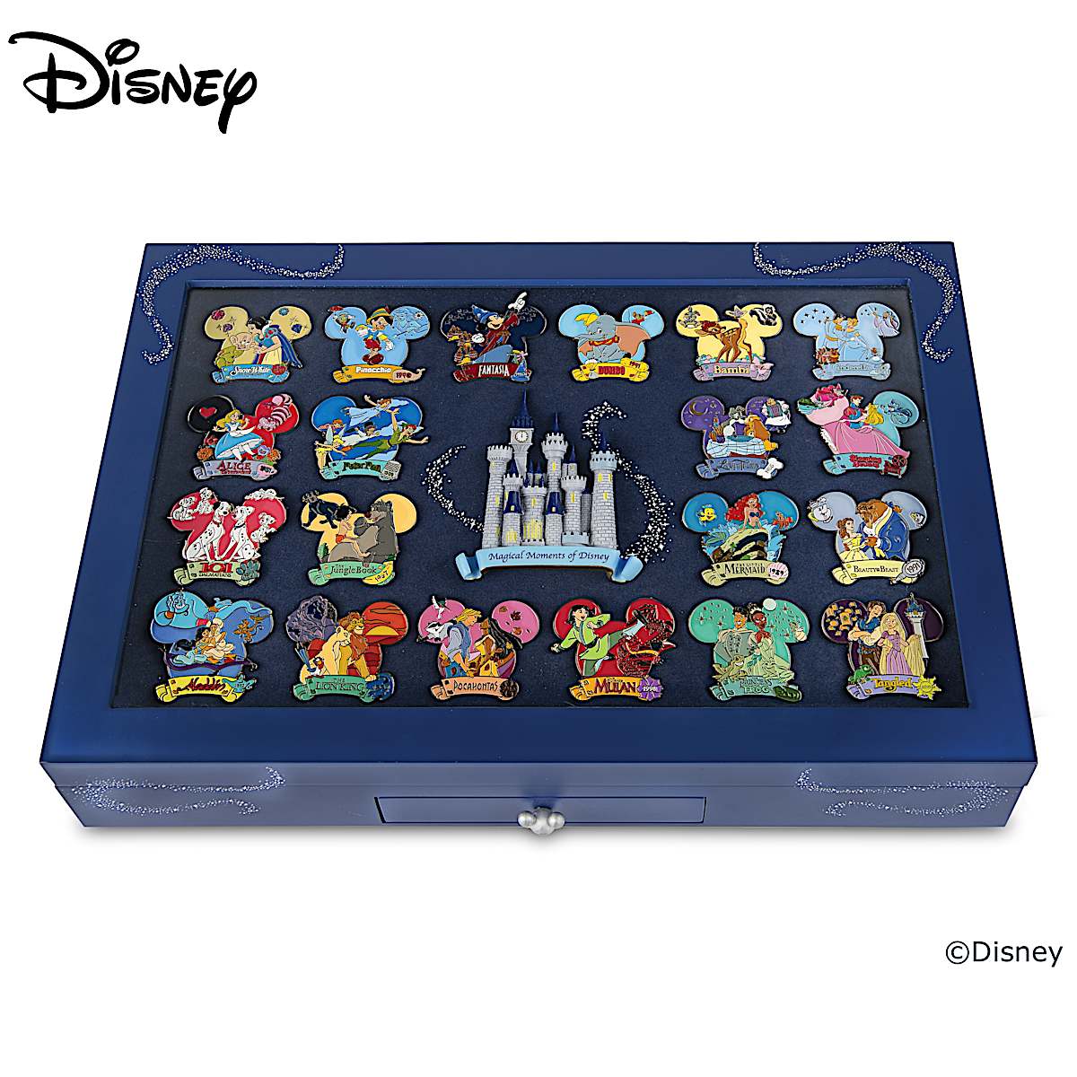 The Magical Moments Of Disney 24K GoldPlated Pin Collection