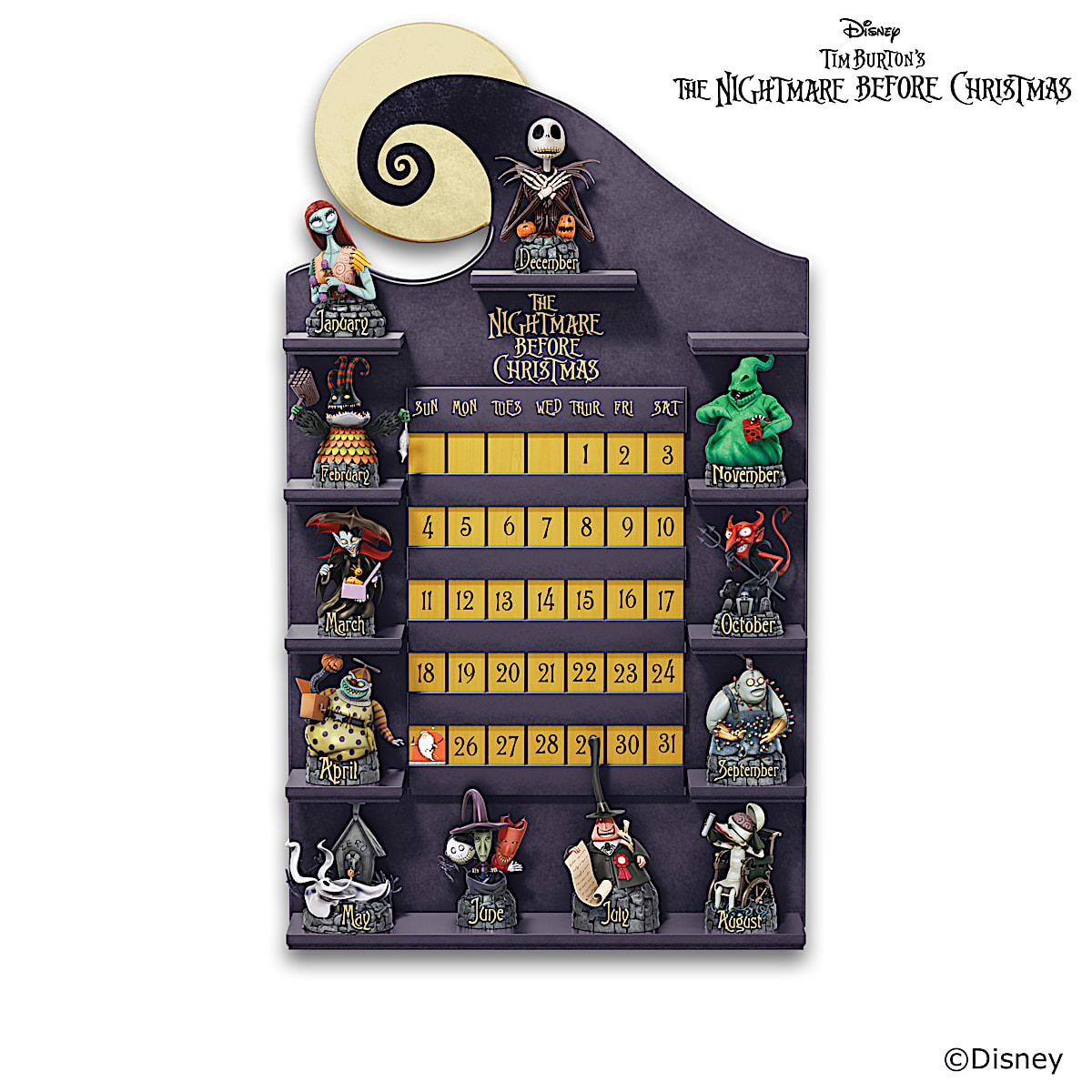 The Nightmare Before Christmas Perpetual Calendar Collection