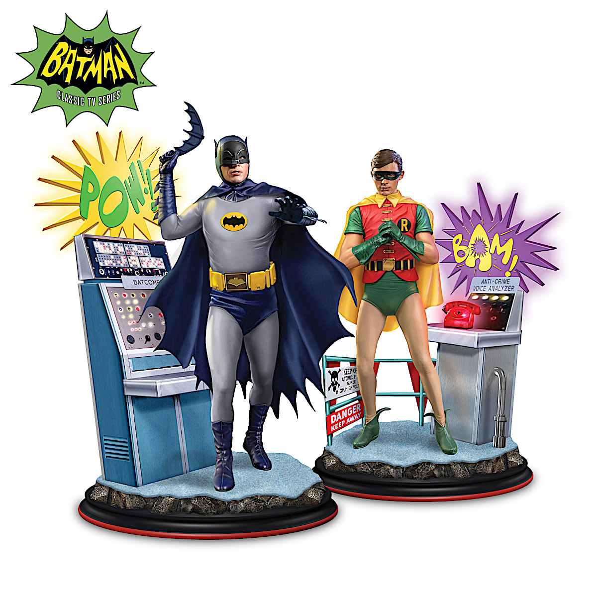 Batman Classic TV Series Illuminated Figurine Collection