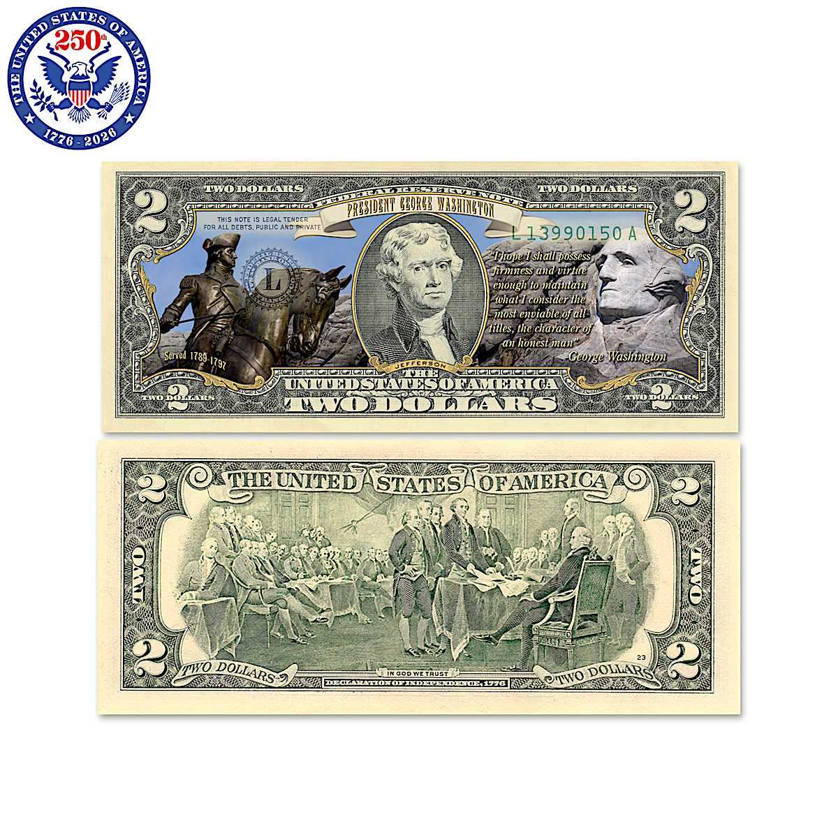 Us 2 dollar bill discount