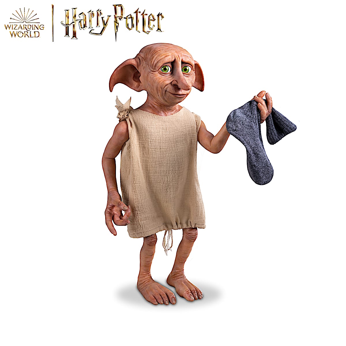 HARRY POTTER Poseable Portrait Figure Collection Featuring DOBBY
