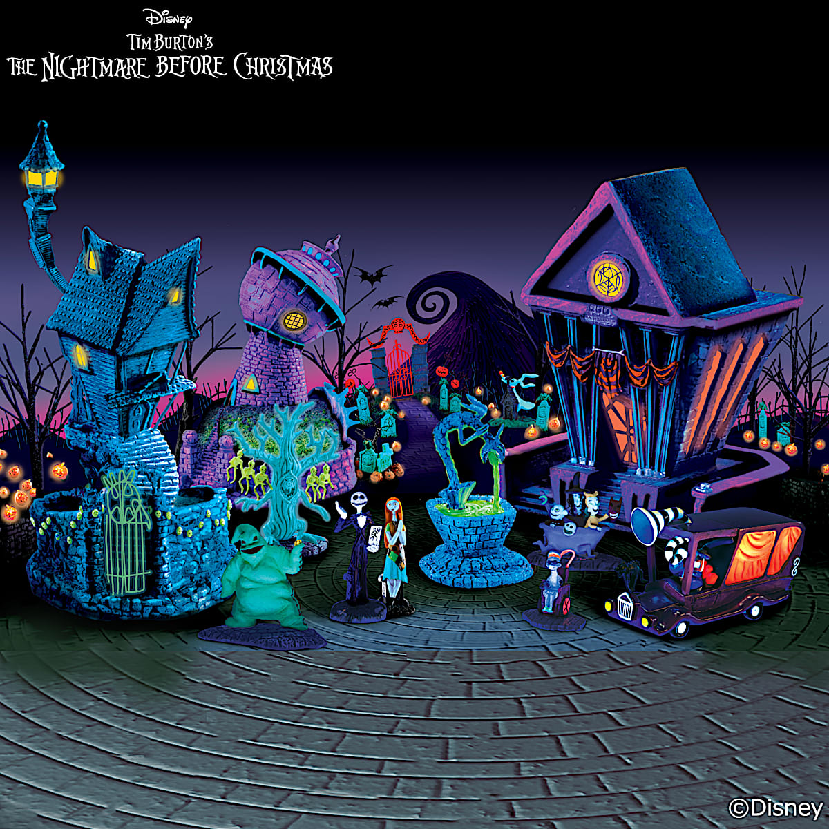 Little People Collector Disney Tim Burton's The Nightmare Before Christmas  Set, 4 Figures
