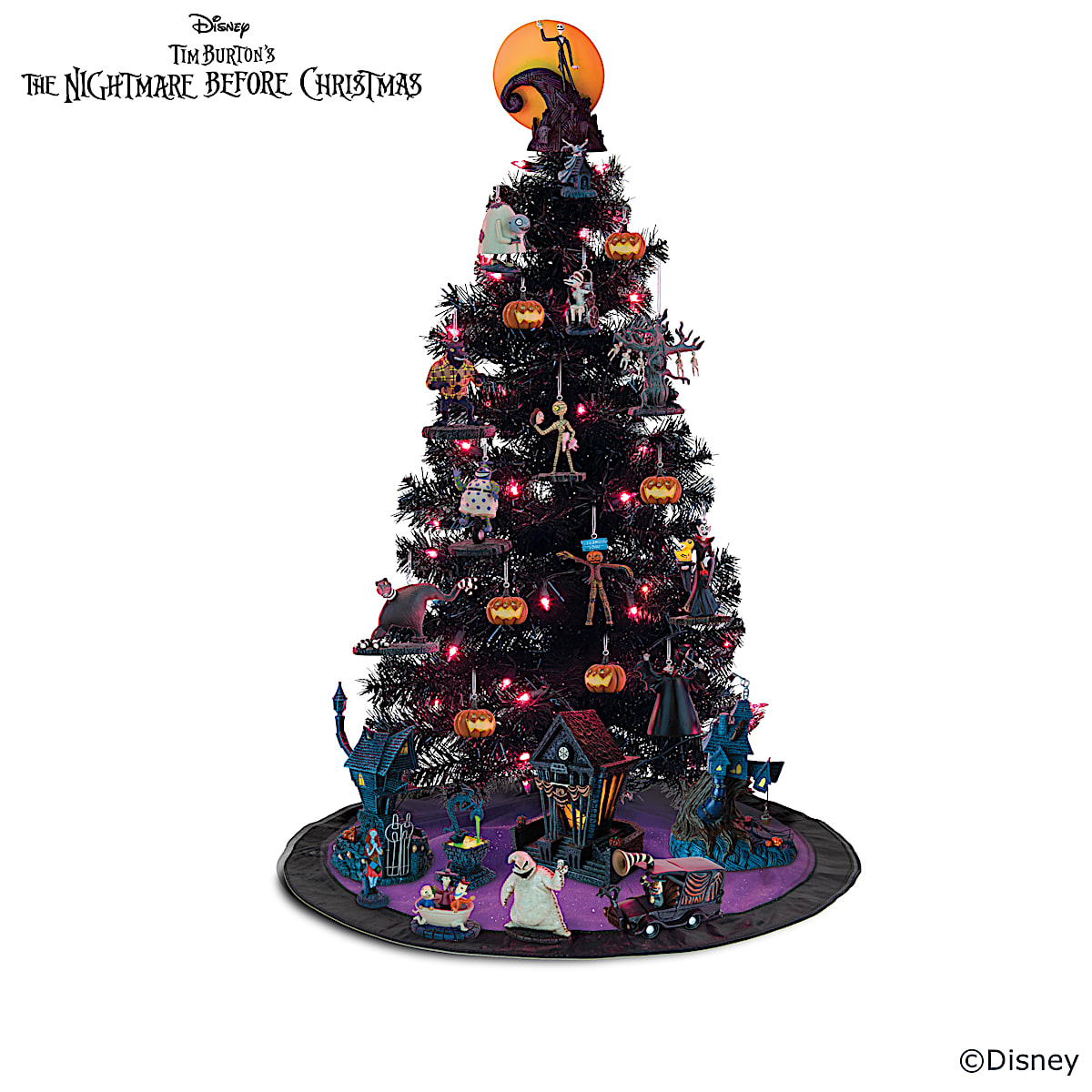 The Nightmare Before Christmas This Is Halloween Tabletop Tree ...