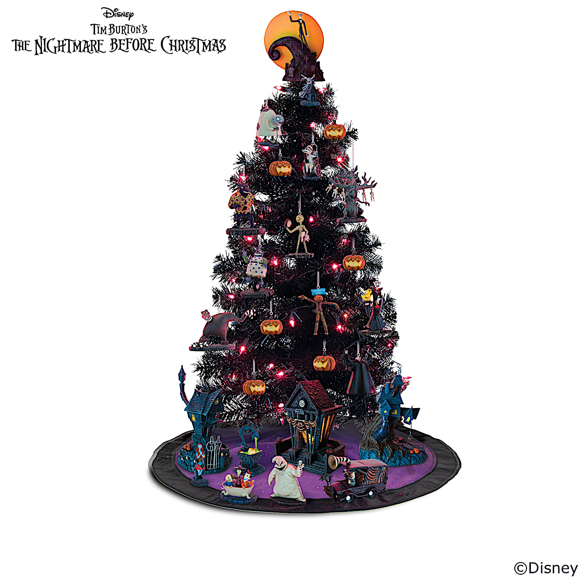 The Nightmare Before Christmas This Is Halloween Tabletop Tree Collection