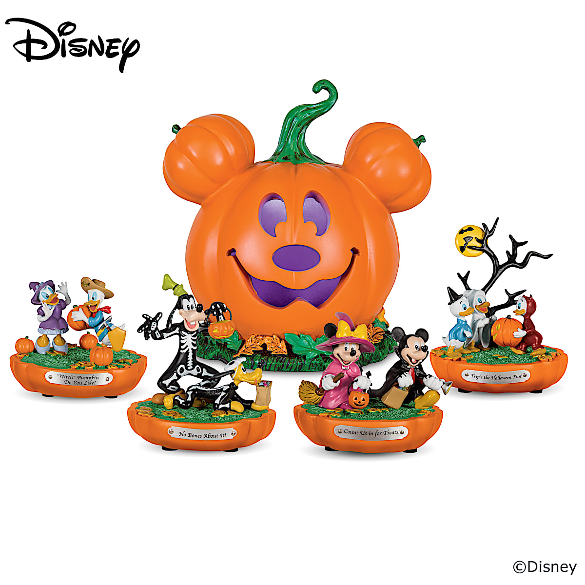Mattel Shows Off Two Disney Halloween-Themed Little People Collector Sets