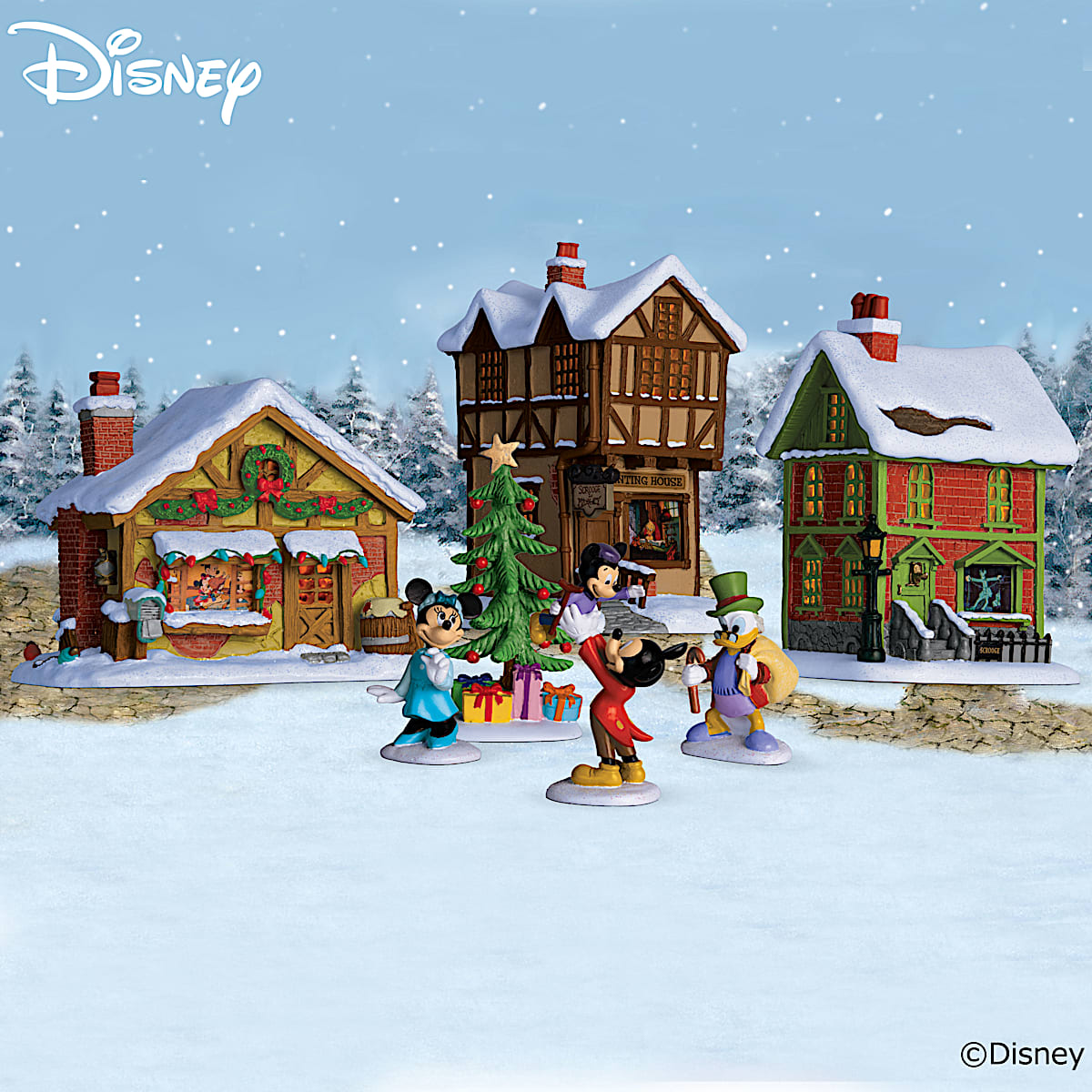 Let's Take a Look At Disney Doorables: Mickey's Christmas Carol Plus Dollar  Store Winter Village 