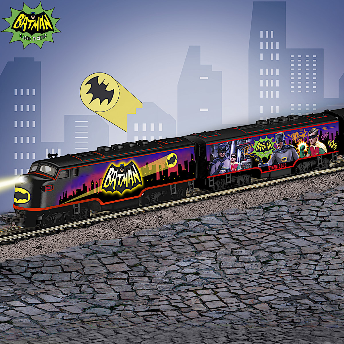Batman hot sale train set