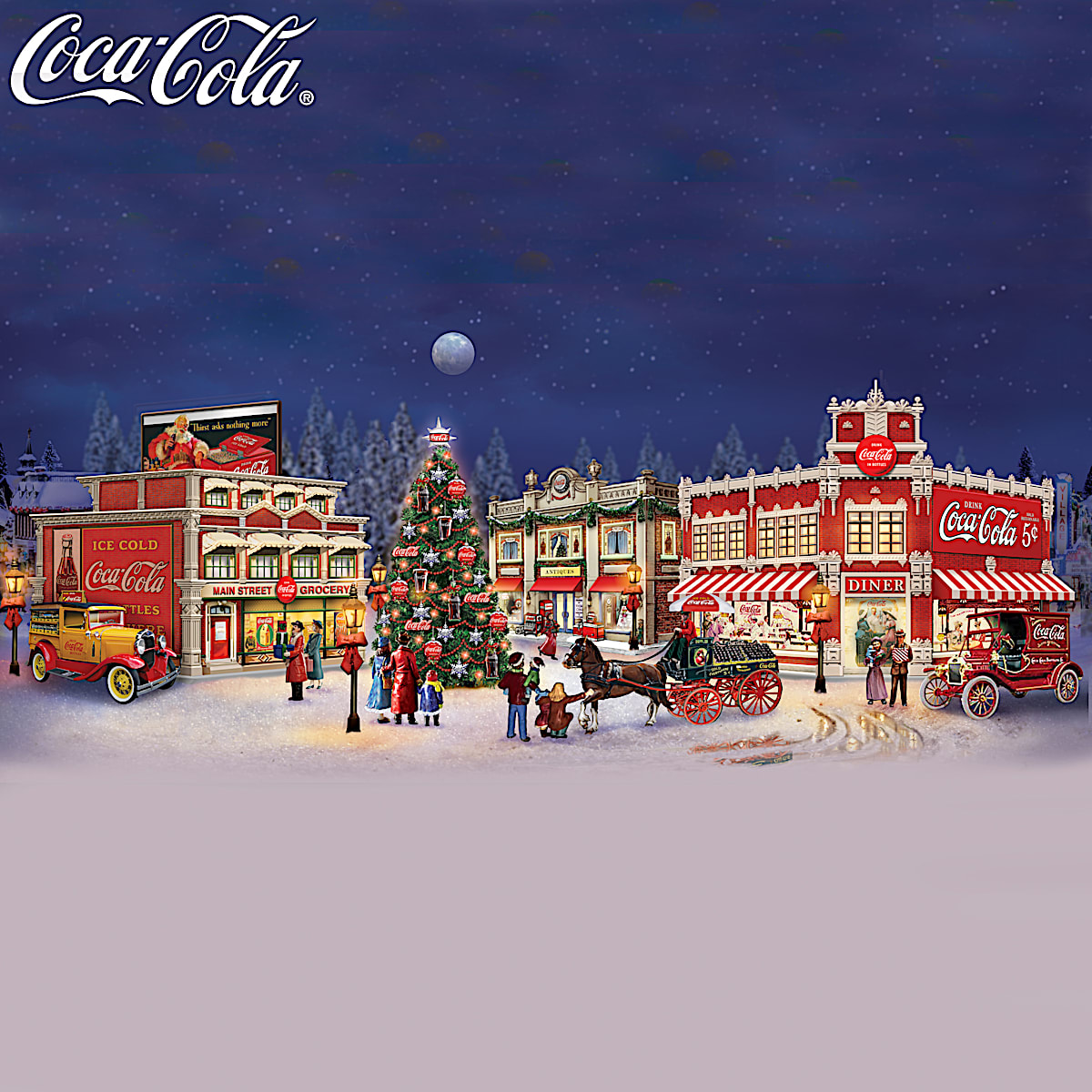 Coca Cola Christmas Village Collection 