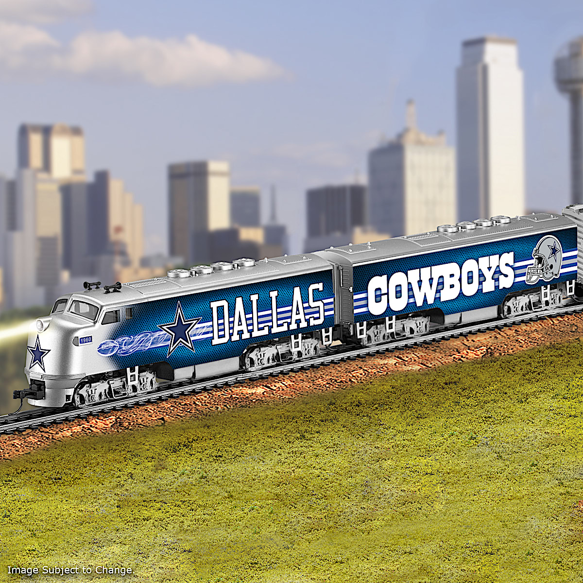 Dallas Cowboys Express NFL HO Scale Electric Train Collection