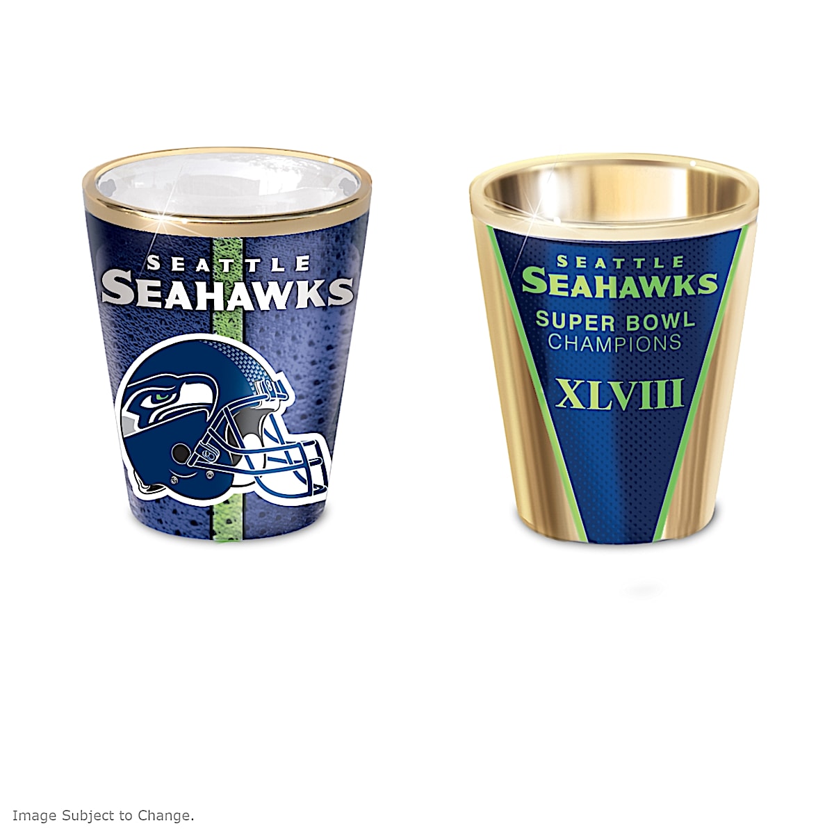 NFL Seattle Seahawks Shot Glass Collection