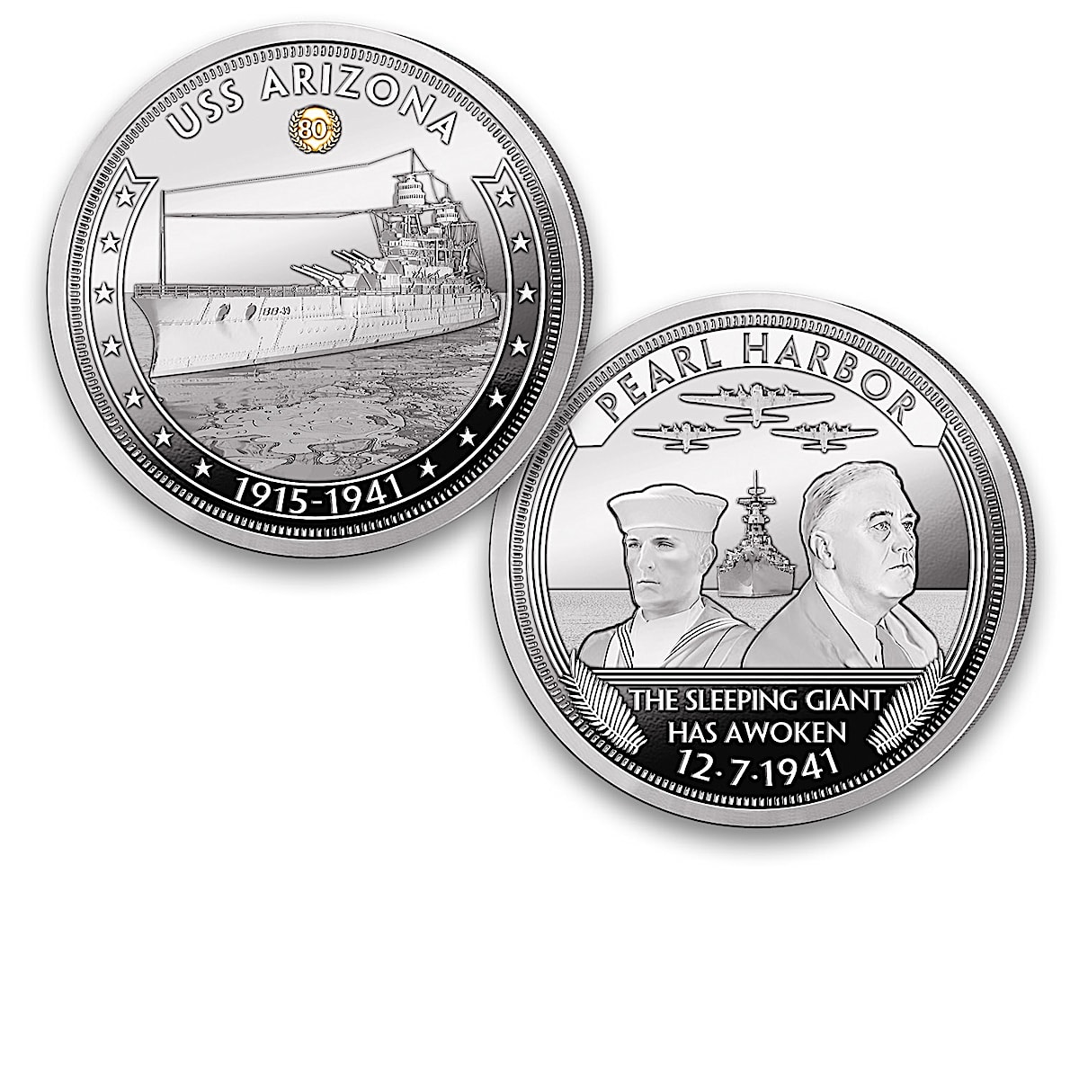 Pearl Harbor Coins The 80th Anniversary Proof Coin Collection