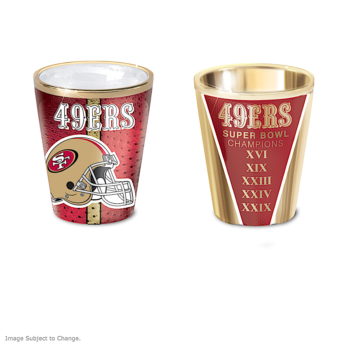 I see my man's shot glass and raise you the world's smallest 49er coffee cup  : r/49ers