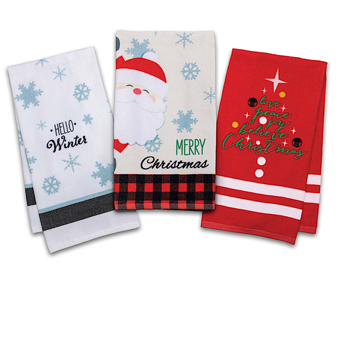 Serving Up Fun Collection Of 100% Cotton 3-Piece Hand Towel Sets That  Measure 13 x 31 And Feature Different Seasonal Designs