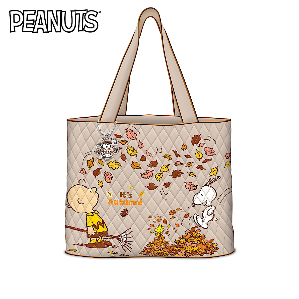 PEANUTS Fun For All Seasons Womens Diamond Quilted Cotton-Polyester ...