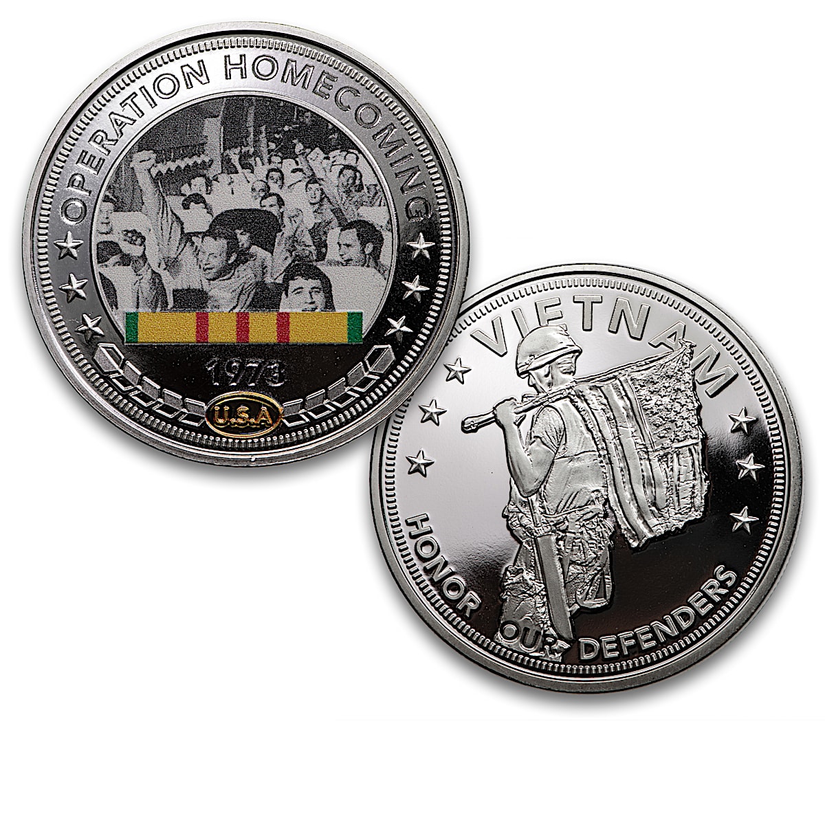 20pcs Vietnam War Veteran Commemorative Coin Collection Arts Gifts Souvenir