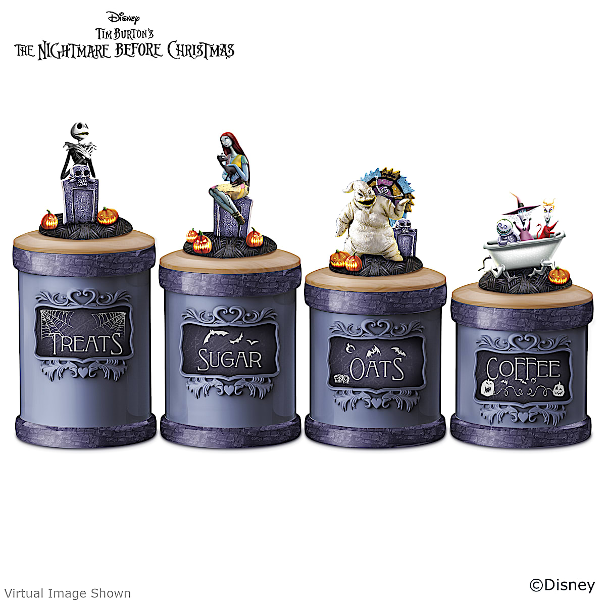 Disney Tim Burtons The Nightmare Before Christmas HandPainted Kitchen
