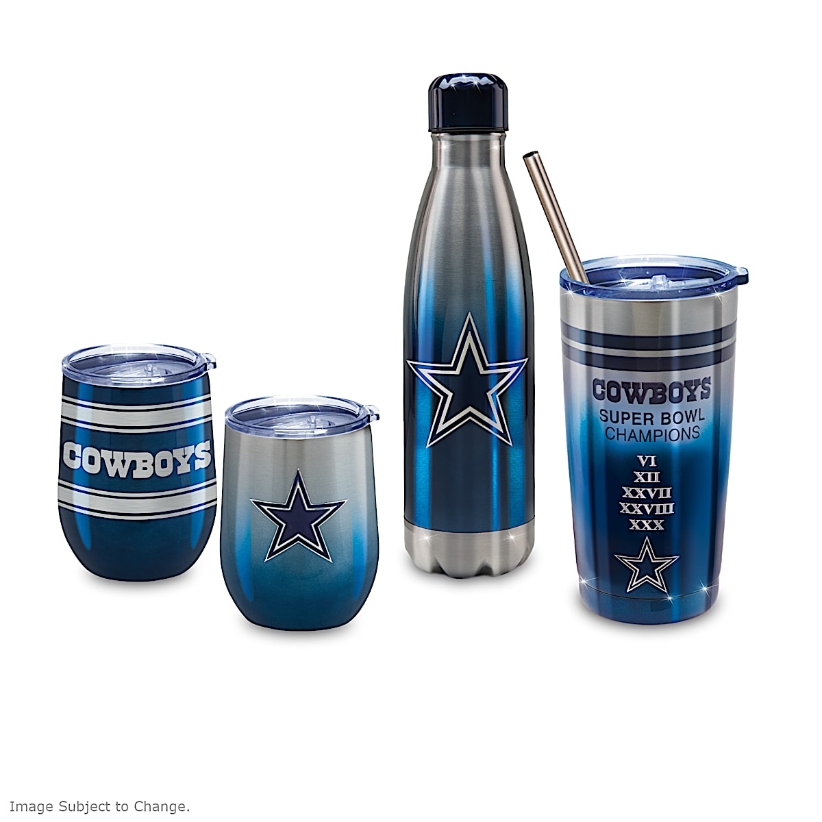 Dallas Cowboys NFL Stainless Steel Insulated Drinkware Collection