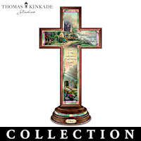 Thomas Kinkade Light Of Faith Illuminated Cross Collection