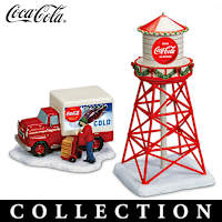 Hawthorne Village Coca-Cola Christmas Railroad Accessory Collection 2