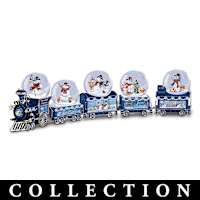 Dona Gelsinger Snowball Express Snowglobe Collection Featuring A