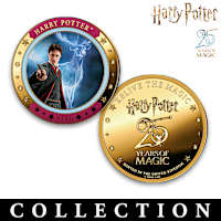 コレクション Harry Potter Movie Coins HARRY POTTER Golden Bronze Challenge Coins Adorned With Full-Color