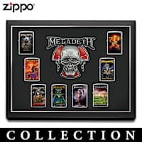 Megadeth Zippo® Lighters Adorned With Colorful Album Cover Art And