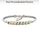 Birthstone Family Is Forever Personalized Bracelet