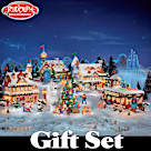 Rudolph's Christmas Town Village Set