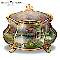 Thomas Kinkade Garden Of Prayer Music Box