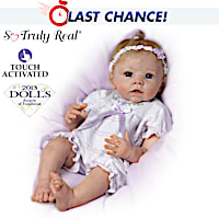 Touch-Activated Lifelike Moving Baby Doll By Linda Murray