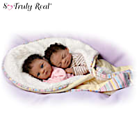 Waltraud Hanl "Jada And Jayden" Poseable Twin Baby Doll Set