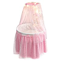 "Sweet Dreams" Bassinet With Canopy Featuring LED Lights