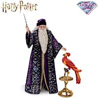 PROFESSOR DUMBLEDORE Poseable Portrait Figure With FAWKES