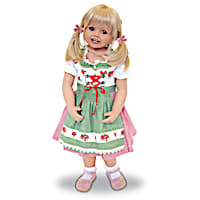 Monika Peter-Leicht "Louisa" Child Doll In Bavarian Costume